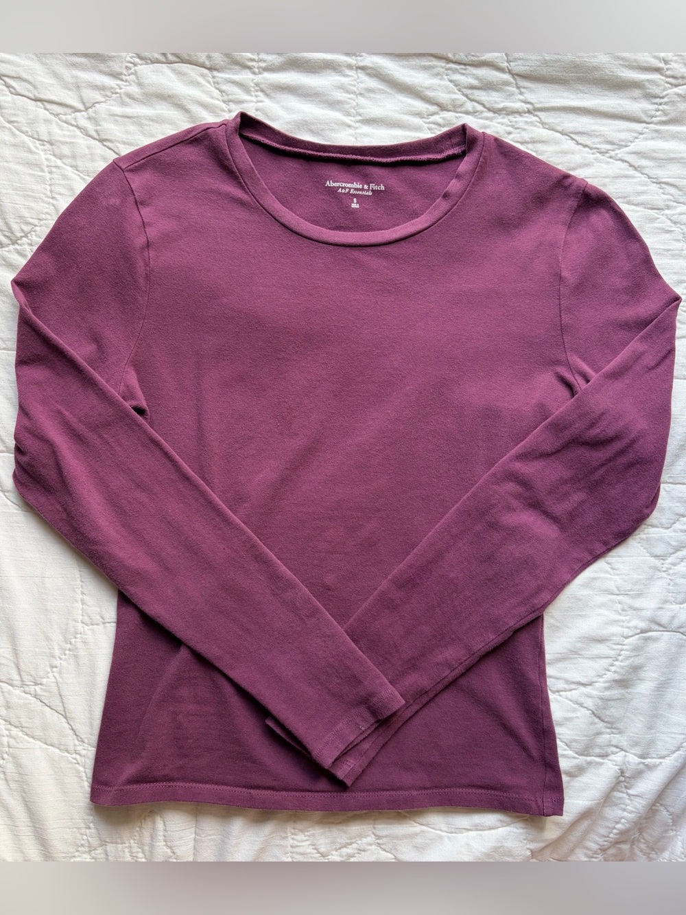 Abercrombie Women’s A&F Essentials Plum